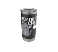 Keep Your Chin up Design for a Chinchilla Owner Stainless Steel Insulated Tumbler