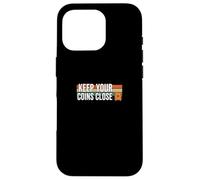 Keep Your Coins Close secure private wallet crypto bitcoin Case for iPhone 16 Pro