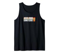 Keep Your Coins Close secure private wallet crypto bitcoin Tank Top