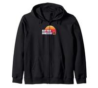 Keep Your Coins Close secure private wallet crypto bitcoin Zip Hoodie