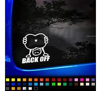 Keep Your Distance Too Close Funny Car Sticker Vinyl Decal 130mm