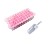 Keep Your Drinks Cool 36 Compartments Ice-Box Soft Blue Silicone Cube Maker Tray Molds with Food Storage Blue Container