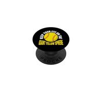 Keep Your Eye On The Giant Yellow Sphere Softball Player PopSockets Adhesive PopGrip