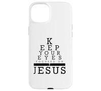 Keep Your Eyes Focused On Jesus Matthew 14 Case for iPhone 15 Plus