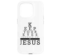 Keep Your Eyes Focused On Jesus Matthew 14 Case for iPhone 15 Pro