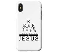 Keep Your Eyes Focused On Jesus Matthew 14 Case for iPhone X/XS