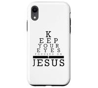 Keep Your Eyes Focused On Jesus Matthew 14 Case for iPhone XR