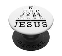 Keep Your Eyes Focused On Jesus Matthew 14 PopSockets Adhesive PopGrip