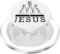 Keep Your Eyes Focused On Jesus Matthew 14 PopSockets PopGrip for MagSafe