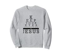 Keep Your Eyes Focused On Jesus Matthew 14 Sweatshirt