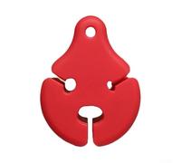 Keep Your Hands While You Fish and Lightweight Luminous Clip Set Designed Specifically for Anglers' Needs (large size red)