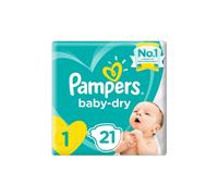Keep Your Newborn Dry with Pampers New Baby Dry New Born 1 2-5 kg 21's
