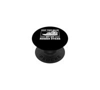 Keep Your Rules Off My Rudder Sticks Airboat Swamp Boat PopSockets Adhesive PopGrip