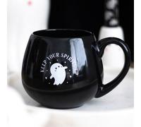 Keep Your Spirits Up Rounded Ghost Mug