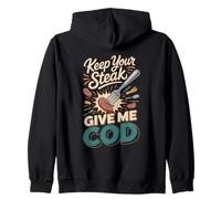 Keep Your Steak Give Me Cod Zip Hoodie