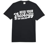 Keep Your Theology Off My Biology Teachers Biology Students Comfort Colors Adult Heavyweight T-Shirt