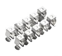 Keep Your Tools Neat and Handy with 10 Narrow Base Tool Spring Terry Clips (12mm)