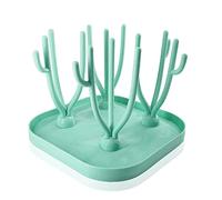 KEEPAQ Drying Rack Baby Bottles, Drying Rack for Baby Bottles with Removable Drip Tray, BPA-Free Baby Bottles Accessories for Drying Baby Bottle Teats, Cups and Other Accessories (Green)