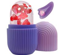 KEEPAQ Ice Roller, Ice Roller for Face and Eyes, Reusable Silicone Ice Face Roller and Gua Sha Massage Tool set to Relieve Puffiness, Refine Pores, Firming, Lifting, Hydration, Cooling and Pain Relief