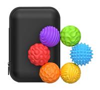 KEEPAQ Silicone Magnetic Balls Fidget Toys for Kids Teens Adults, 6Pcs Stress Relief Sensory Toys for Autism ADHD Anxiety, Fun Textures Gadgets, Office Desk Toys, Stocking Stuffers for Women Men Gift