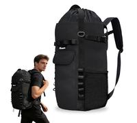 Keepark Rock Climbing Rope Storage Bag - Large Capacity Tree Rope Storage Backpack, Waterproof Oxford Outdoor Climbing Rope Bag With Adjustable Shoulder Straps - Black