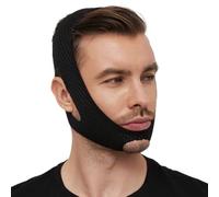 Keepaty Anti Snoring Chin Strap Large Adjustable Breathable Anti-Snoring Material Reduce Snoring And Improve Sleep For Sleep Apnea Mask For Men Women Kids