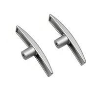 KEEPCA 2 Pcs Aluminum RV Sewer Valve Handle Replacement, T Handle for 1/2" 2" 3" Waste Dump Valves for Camco Valterra RV Camper Black Grey Water Tanks Pull, Ideal for RVers Campers