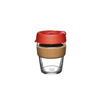 KeepCup Reusable Coffee Cup - Brew Tempered Glass and Natural Cork, M 12oz/340ml - Daybreak