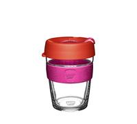 KeepCup Brew, Reusable Coffee Cup - Tempered Glass and Splashproof Sipper, M 12oz/340ml - Daybreak