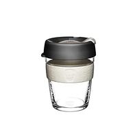 KeepCup Brew, Reusable Glass Cup, Medium 12oz/340mls, Qahwa