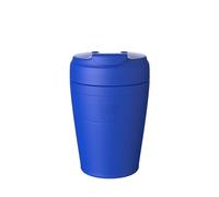 KeepCup Commuter Travel Mug - Insulated Stainless Steel Reusable Coffee Cup with Spillproof Flip Lid - 12oz/340ml - Electric Blue