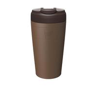 KeepCup Commuter Travel Mug - Insulated Stainless Steel Reusable Coffee Cup with Spillproof Flip Lid - 16oz/454ml - Chocolate