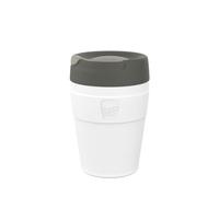 KeepCup Traveller Reusable Travel Mug - Vacuum Insulated Cup with Leakproof Sipper Lid - 12oz (340ml) - Qahwa