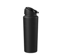 KeepCup Ora Water Bottle Stainless Steel, Double Wall Vacuum Insulated with Straw & Chug Lid | Reusable, Leakproof, BPA Free 700ml / 24oz - Black