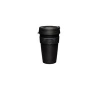 KeepCup Original, Lightweight Reusable Coffee Cup with Splashproof Sipper Lid - 16oz/454ml - Black