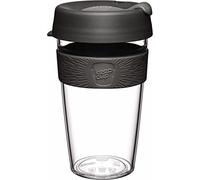 KeepCup Original, Lightweight Reusable Plastic Coffee Cup with Splashproof Sipper Lid, Shatter Resistant, Barista Standard, BPA Free, Dishwasher Safe, 454ml 16oz Nitro