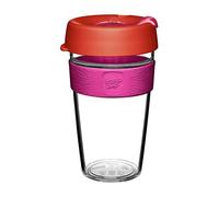 KeepCup Original, Lightweight Reusable Plastic Coffee Cup with Splashproof Sipper Lid, Shatter Resistant, Barista Standard, BPA Free, Dishwasher Safe, 454ml 16oz Daybreak