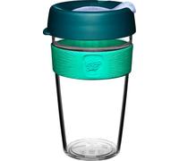 KeepCup Original, Lightweight Reusable Plastic Coffee Cup with Splashproof Sipper Lid, Shatter Resistant, Barista Standard, BPA Free, Dishwasher Safe, 454ml 16oz Eventide