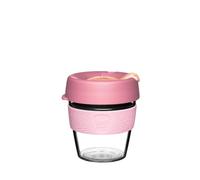KeepCup Original, Lightweight Reusable Plastic Coffee Cup with Splashproof Sipper Lid, Shatter Resistant, Barista Standard, BPA Free, Dishwasher Safe, 227ml 8oz Peaches
