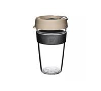 KeepCup Original, Lightweight Reusable Plastic Coffee Cup with Splashproof Sipper Lid, Shatter Resistant, Barista Standard, BPA Free, Dishwasher Safe, 454ml 16oz Milk