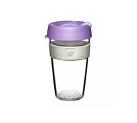 KeepCup Original, Lightweight Reusable Plastic Coffee Cup with Splashproof Sipper Lid, Shatter Resistant, Barista Standard, BPA Free, Dishwasher Safe, 454ml 16oz Moonshine