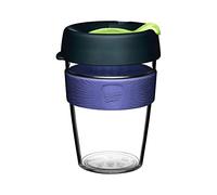 KeepCup Original, Lightweight Reusable Plastic Coffee Cup with Splashproof Sipper Lid, Shatter Resistant, Barista Standard, BPA Free, Dishwasher Safe, 340ml 12oz Deep