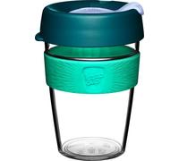 KeepCup Original, Lightweight Reusable Plastic Coffee Cup with Splashproof Sipper Lid, Shatter Resistant, Barista Standard, BPA Free, Dishwasher Safe, 340ml 12oz Eventide