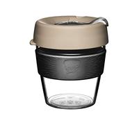KeepCup Original, Lightweight Reusable Plastic Coffee Cup with Splashproof Sipper Lid, Shatter Resistant, Barista Standard, BPA Free, Dishwasher Safe, 227ml 8oz Milk