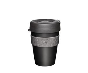 KeepCup Original, Lightweight Reusable Plastic Coffee Cup with Splashproof Sipper Lid, Shatter Resistant, Barista Standard, BPA Free, Dishwasher Safe, 340ml 12oz Doppio