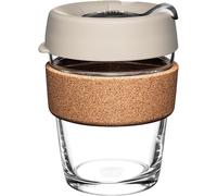 Keepcup Reusable Glass Coffee Cup with Splash Proof Lid - 12 Oz / 340 Ml