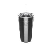 KeepCup Thermal Cold Cup, Insulated Stainless Steel Iced Coffee Straw Tumbler with Spillproof Lid, Recycled Steel, BPA Free, Dishwasher Safe, 454ml 16oz Nitro
