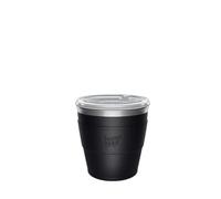 KeepCup Thermal, Insulated Stainless Steel Reusable Coffee Cup with Splashproof Sipper Lid, Recycled Steel, Barista Standard, BPA Free, Dishwasher Safe, 180ml 6oz Black
