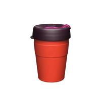 KeepCup Thermal, Insulated Stainless Steel Reusable Coffee Cup with Splashproof Sipper Lid, Recycled Steel, Barista Standard, BPA Free, Dishwasher Safe, 340ml 12oz Ginger