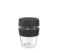 KeepCup Traveller, Reusable Travel Mug - Lightweight Plastic Coffee Cup with Leakproof Sipper Lid - 12oz / 340ml - Black